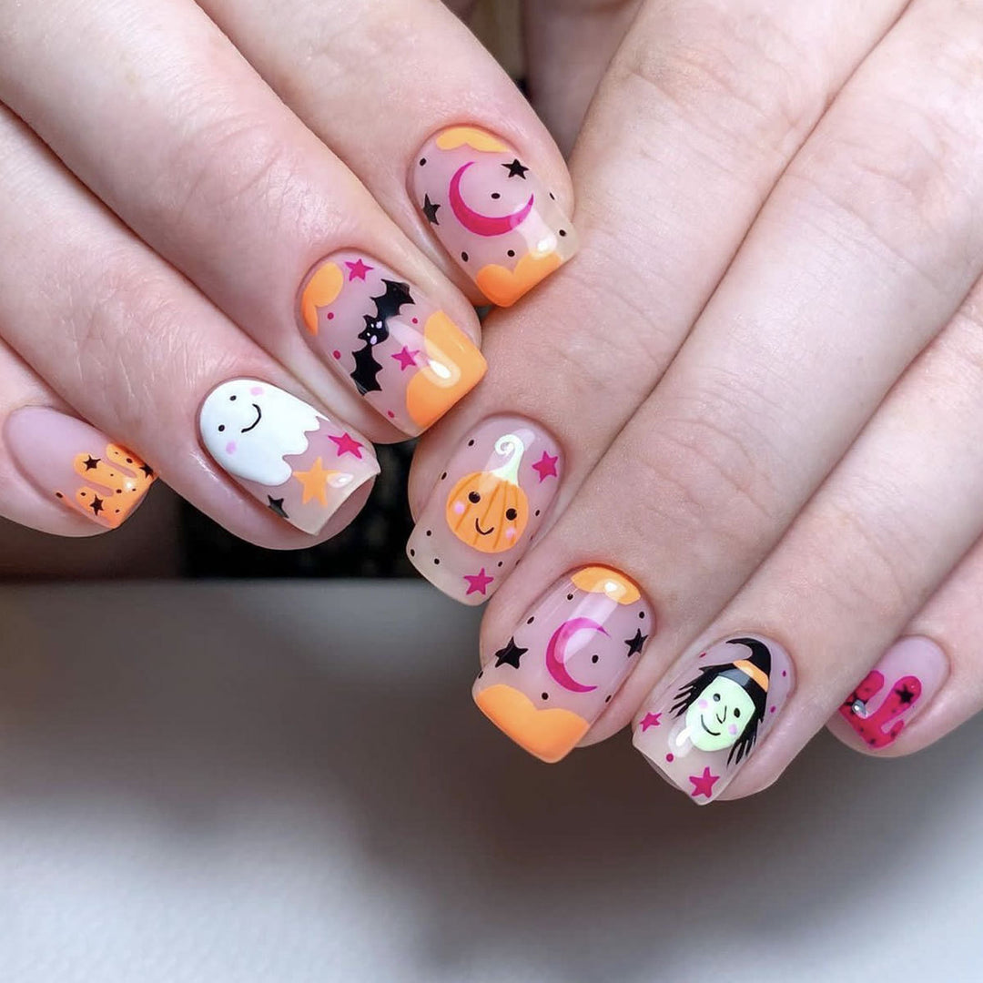 Halloween Themed 3D Decorative Nail Art Extensions Bowlift