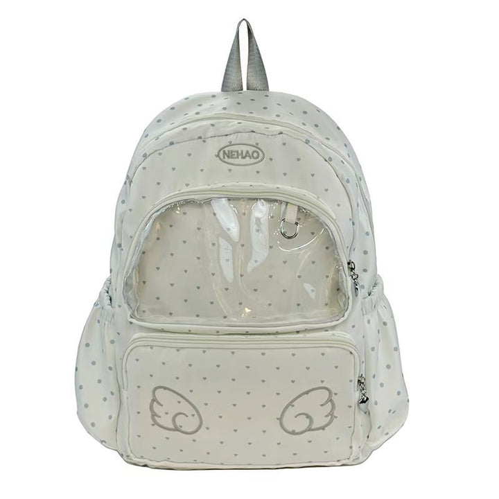 Transparent Front Pocket Backpack Bowlift