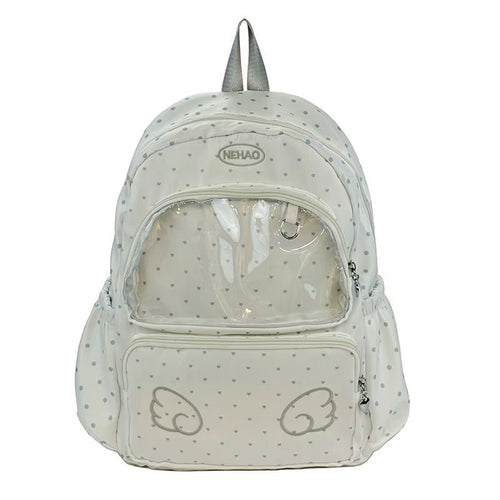 Transparent Front Pocket Backpack Bowlift