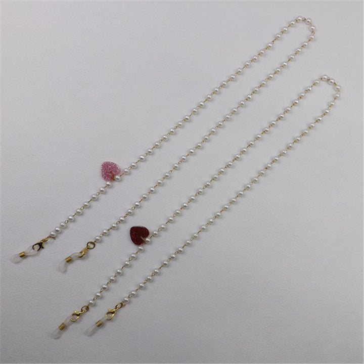 Pearl necklace with heart pendant Bowlift