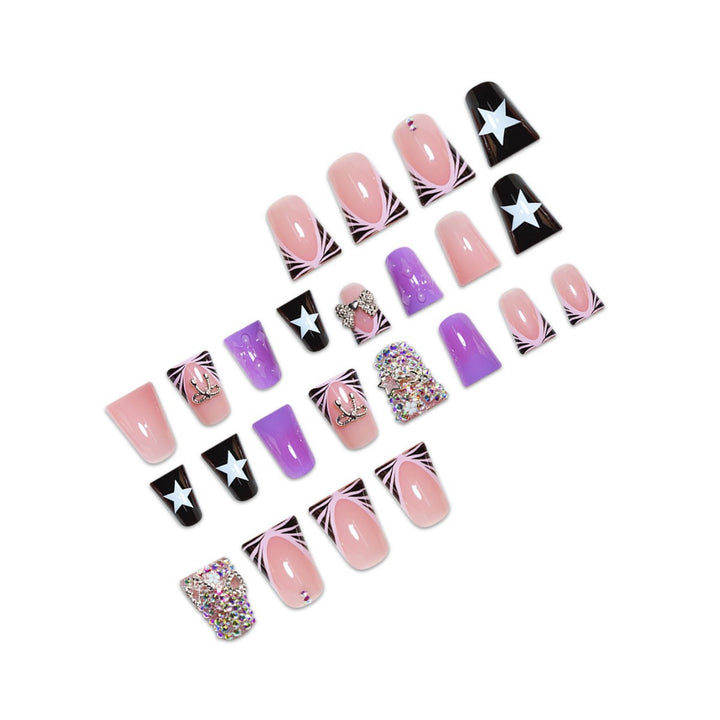 Decorative Press-On Nail Art Extensions Bowlift 1787913945