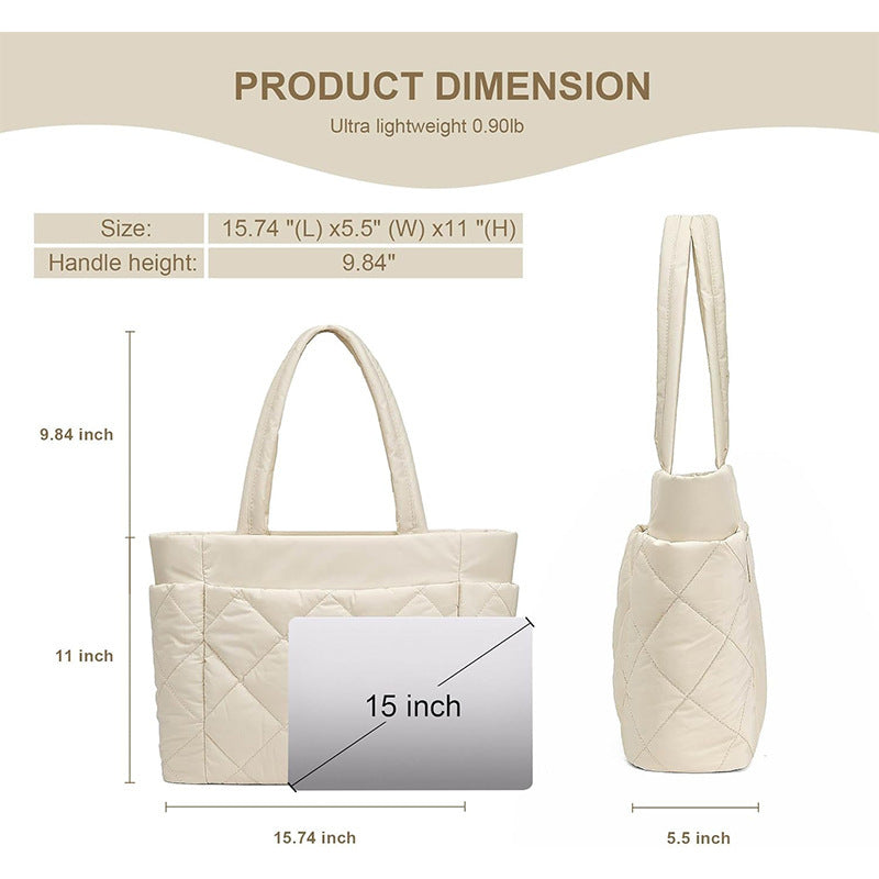 Elegant and Padded Tote Bag Bowlift