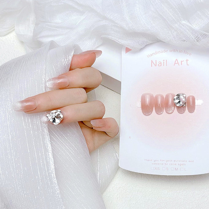 Premium French Tip Press-On Nails Bowlift