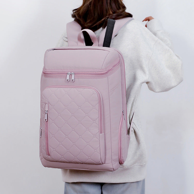 Elegant backpack with plenty of storage space and intelligent compartment system Bowlift