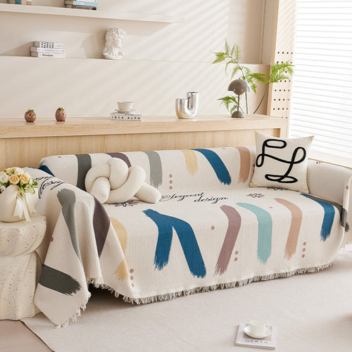 Modern Abstract Sofa Throw Blanket