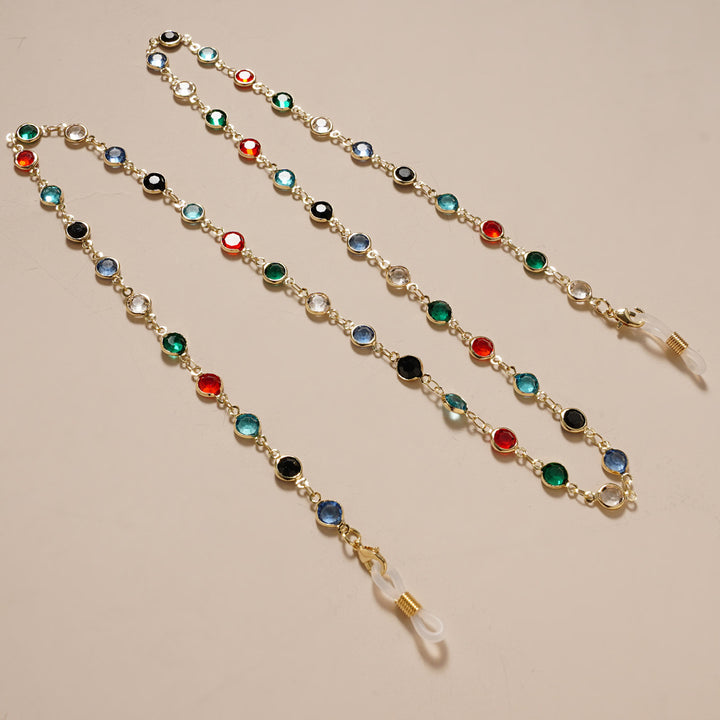 Chic Beaded Eyewear Chain Bowlift