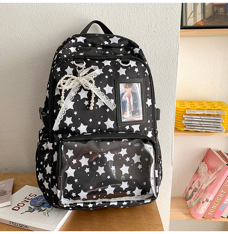 Star-Themed Multi-Functional Backpack Bowlift