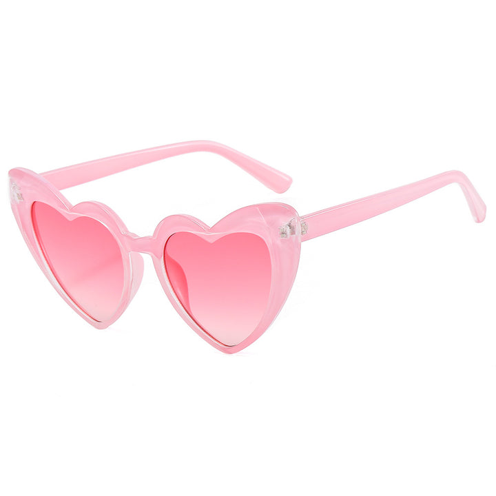 Women's fashionable heart sunglasses with UV protection Bowlift