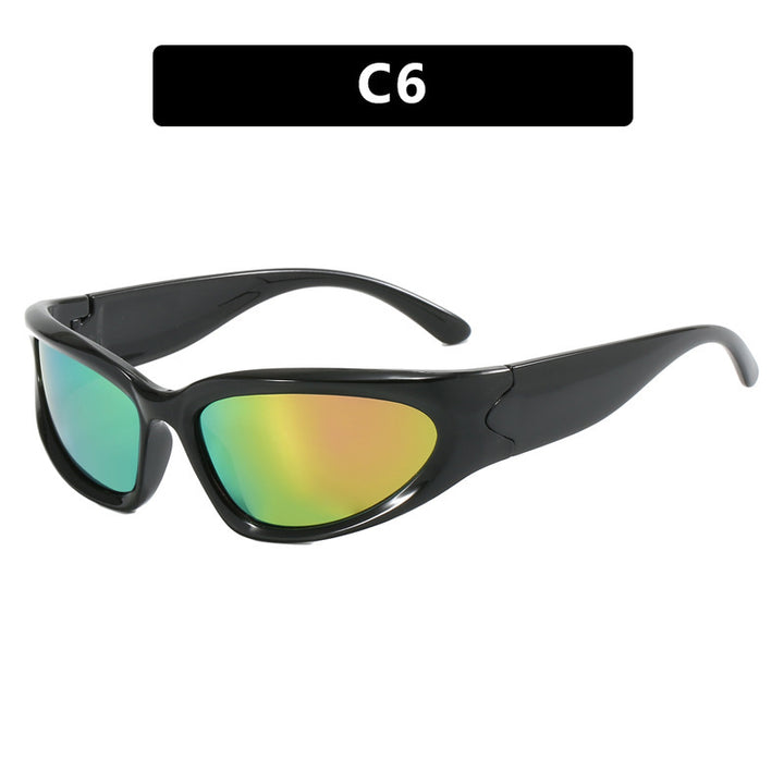 Women's sporty sunglasses with ergonomic design and polarized lenses Bowlift