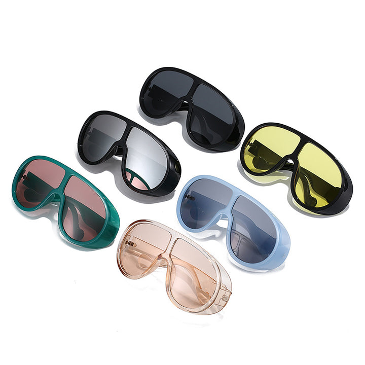 Ladies extravagant sunglasses with stylish transparent frame Bowlift