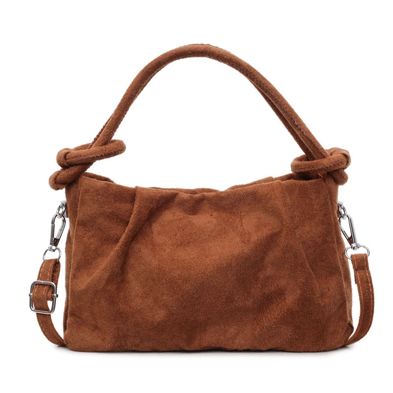 WoSoft Suede Hobo Bag Bowlift
