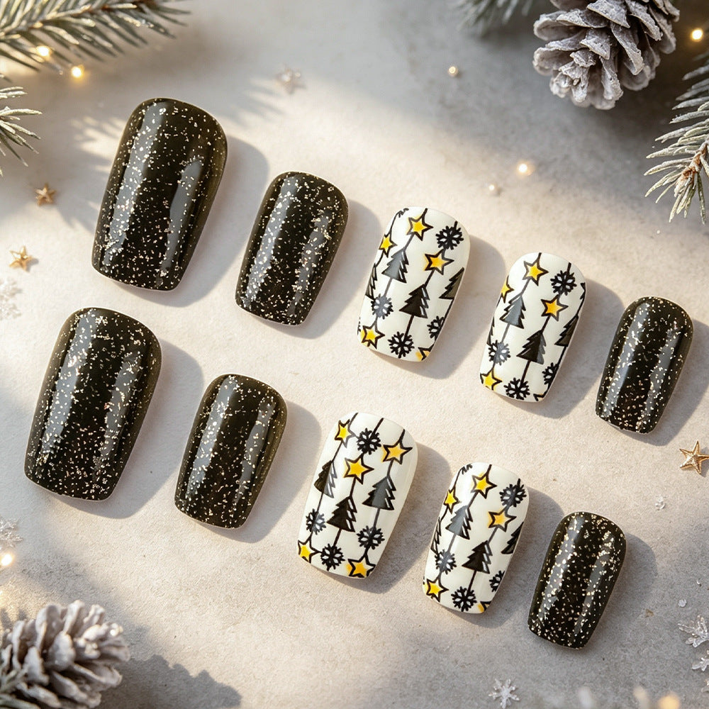 Festive Holiday Nail Art Set Bowlift