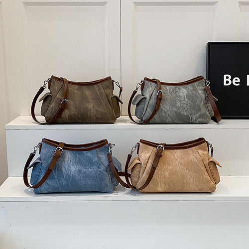 WoStylish Denim Bucket Bag Bowlift