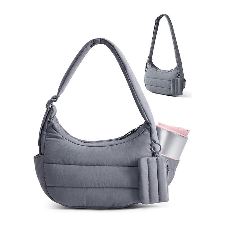 Practical shoulder bag with insulated compartment Bowlift