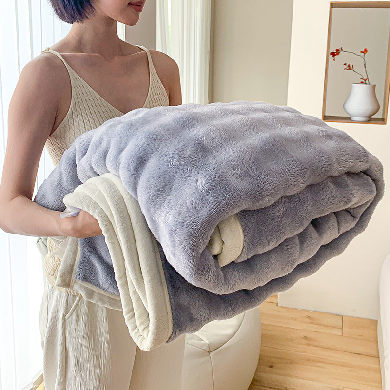 Women’s Plush Blanket with Cozy Comfort Bowlift