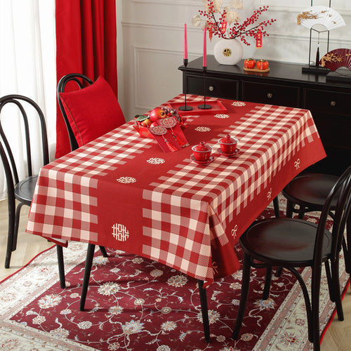 Checkered Dining Tablecloth