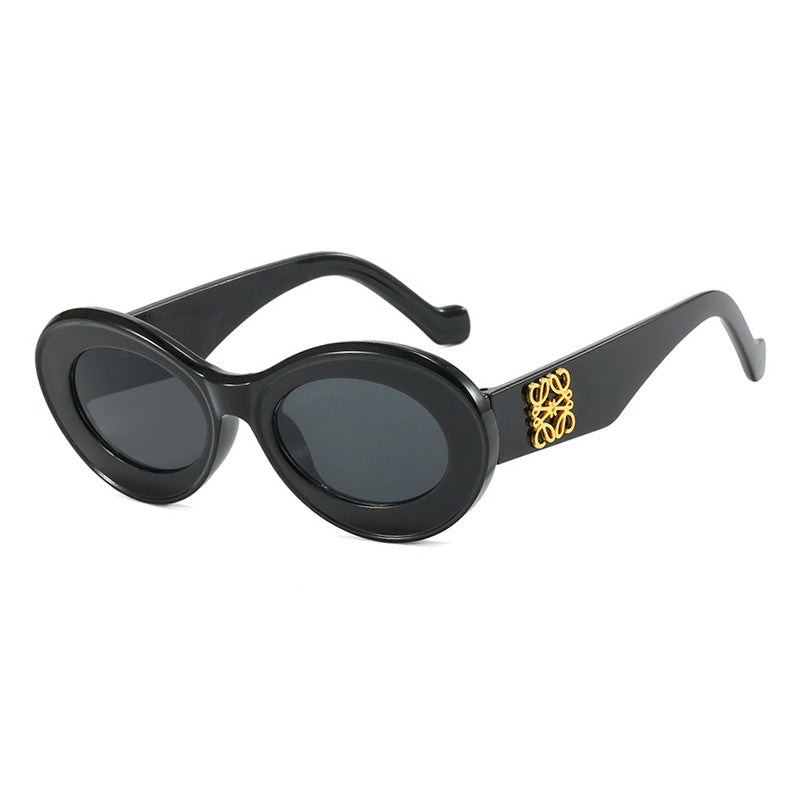 Ladies elegant curved sunglasses Bowlift