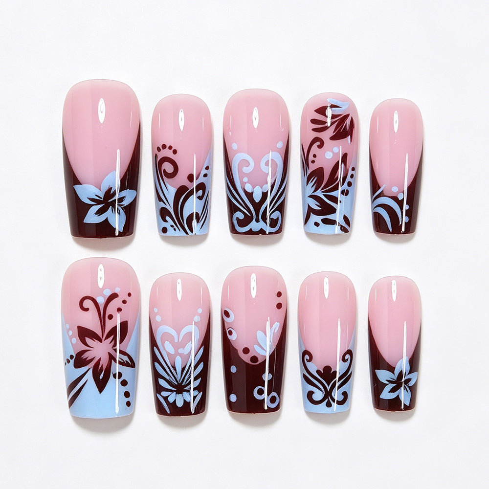 Artistic Long Nail Wraps Bowlift