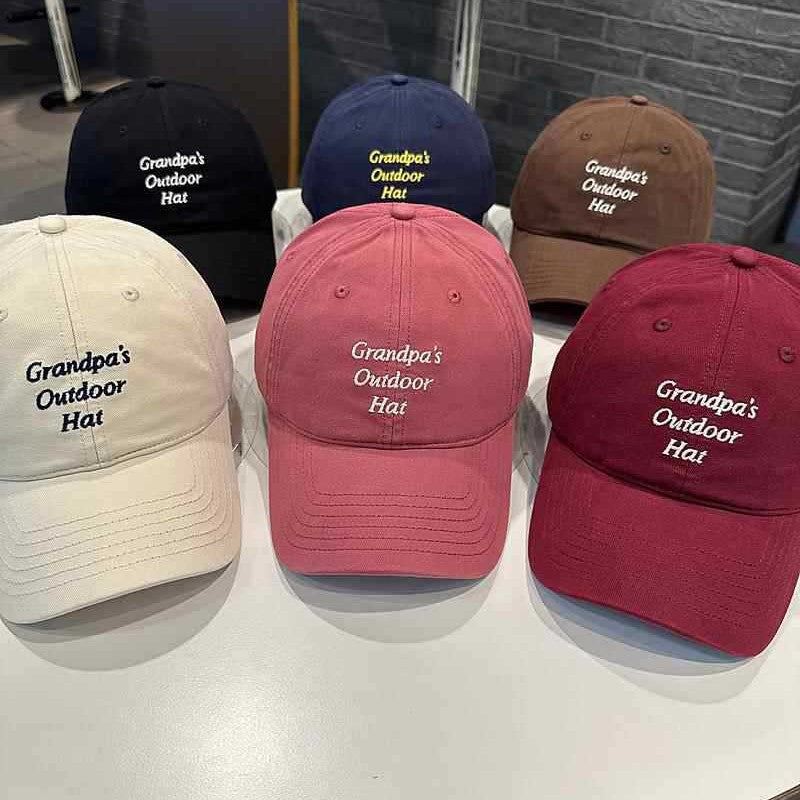 Unisex Adjustable Embroidered Outdoor Cap Bowlift