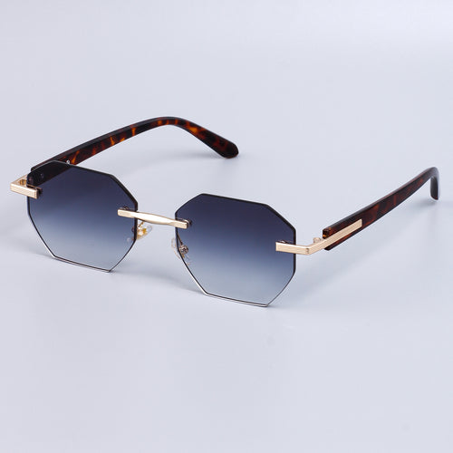 Ladies stylish sunglasses in trendy octagonal design with high-quality frame Bowlift