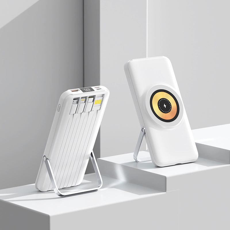 Portable power bank with wireless charging function Bowlift
