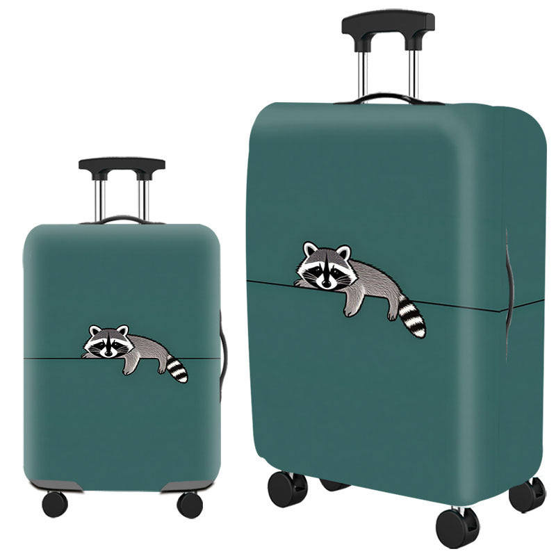 Artistic Cat-Themed Hard Shell Suitcase Bowlift