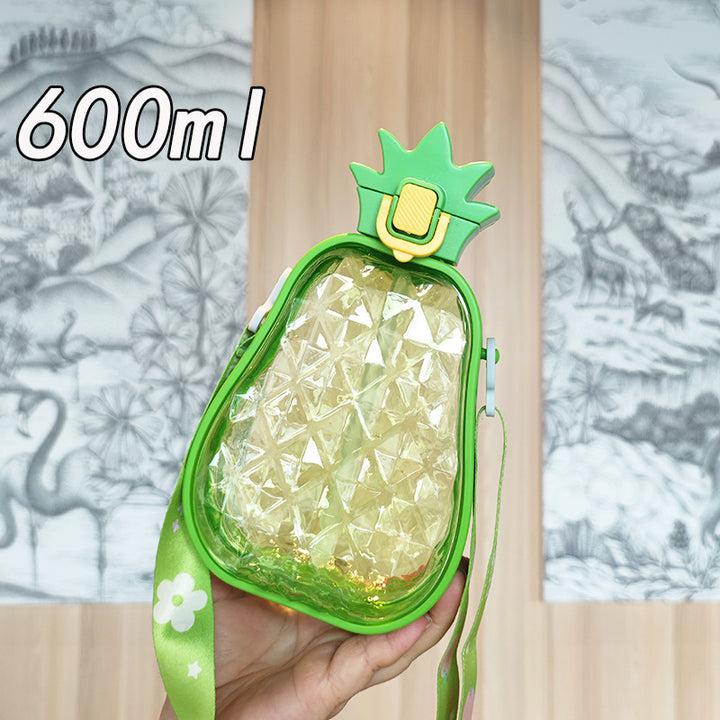 Women's Water Bottle in Pineapple Design Bowlift