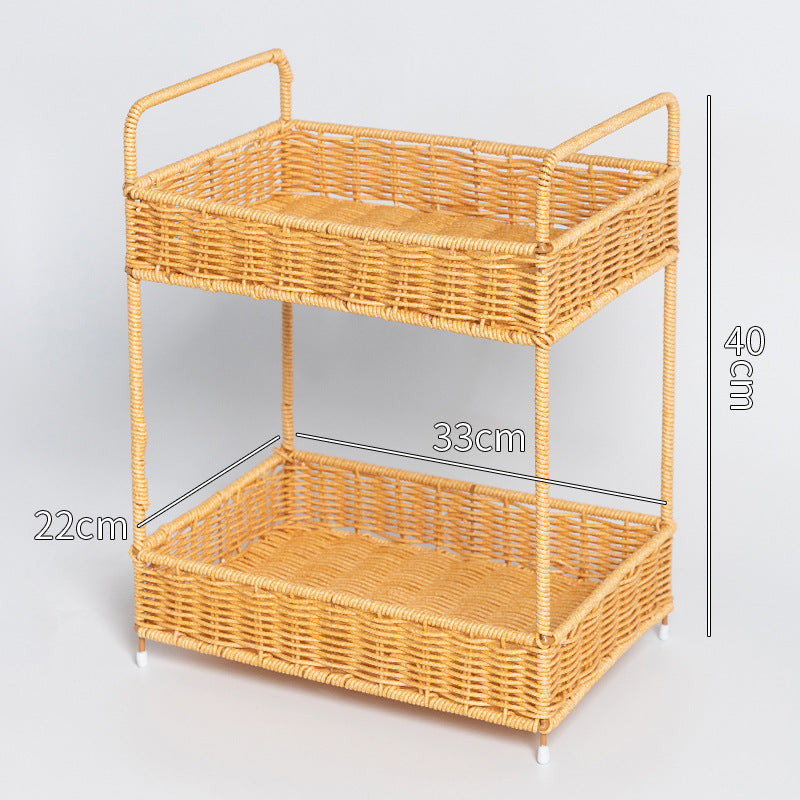 Women Rattan Storage Cabinets Bowlift