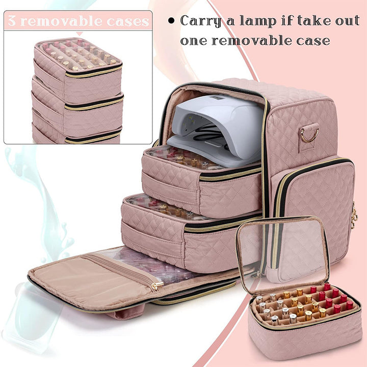 Cosmetic storage bag with multiple removable compartments Bowlift