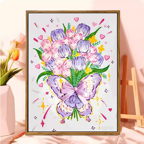 Decorative Floral Butterfly Wall Art Bowlift