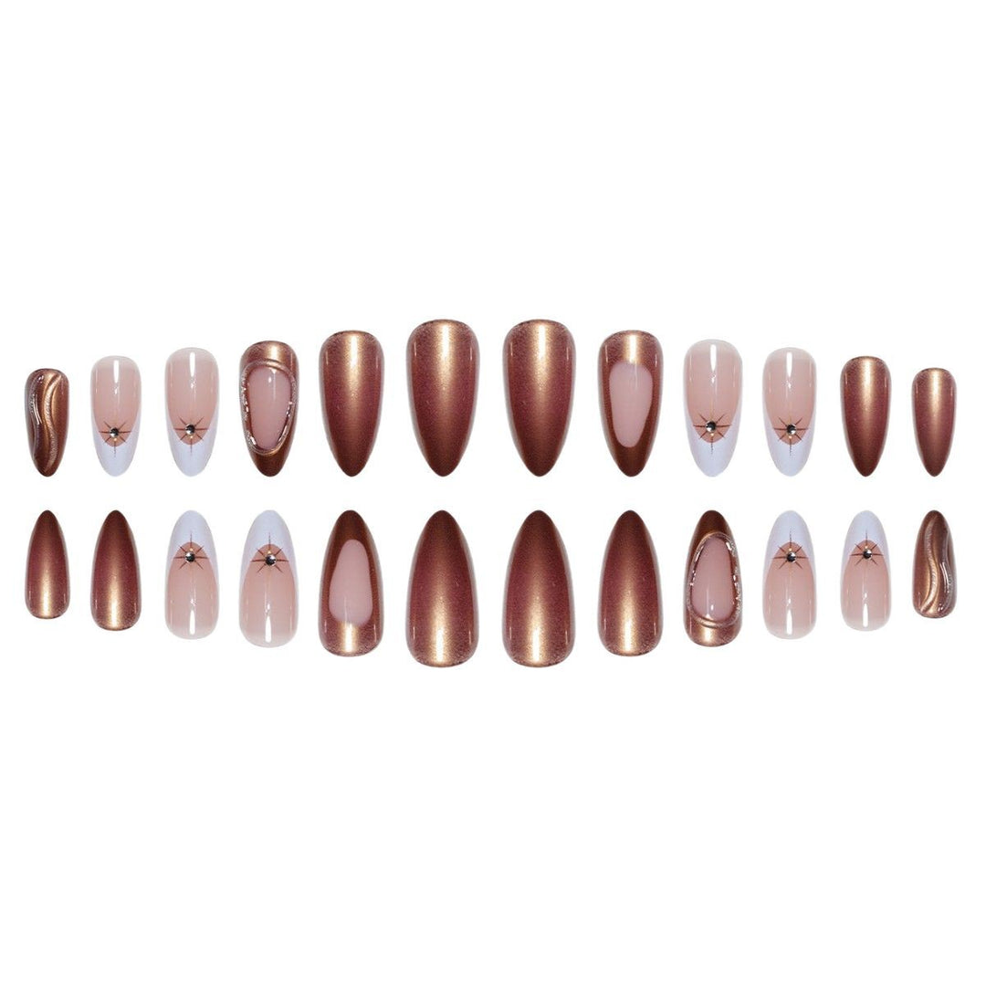 Decorative Sculpted Press-On Nails Bowlift