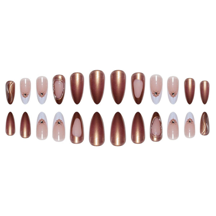 Decorative Sculpted Press-On Nails Bowlift