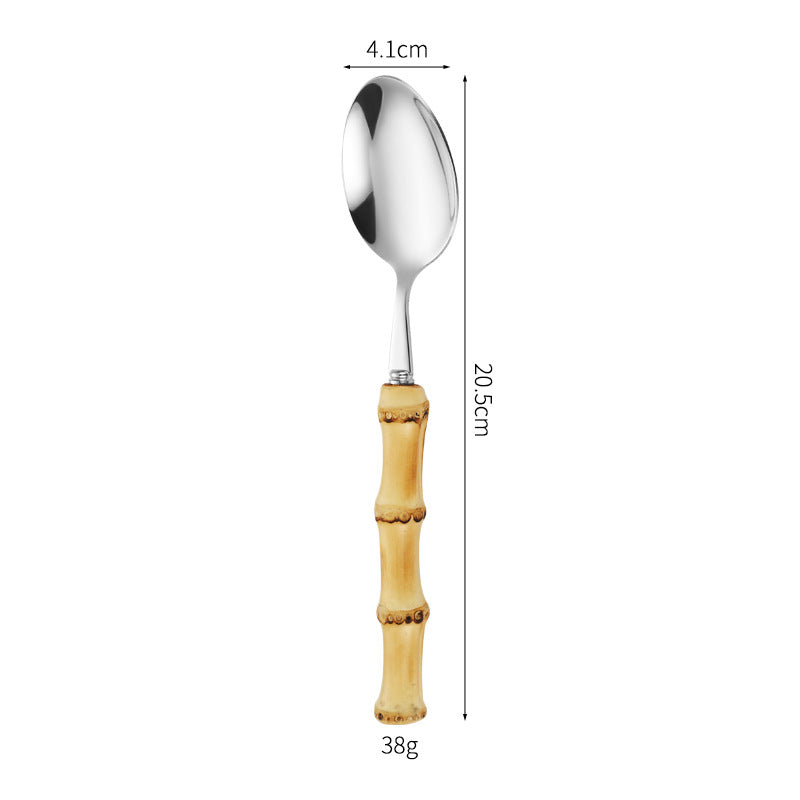 Bamboo Handle Salad Fork Bowlift