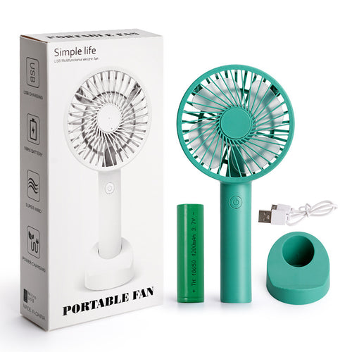 Ladies portable USB table fan with adjustable tilt angle Bowlift