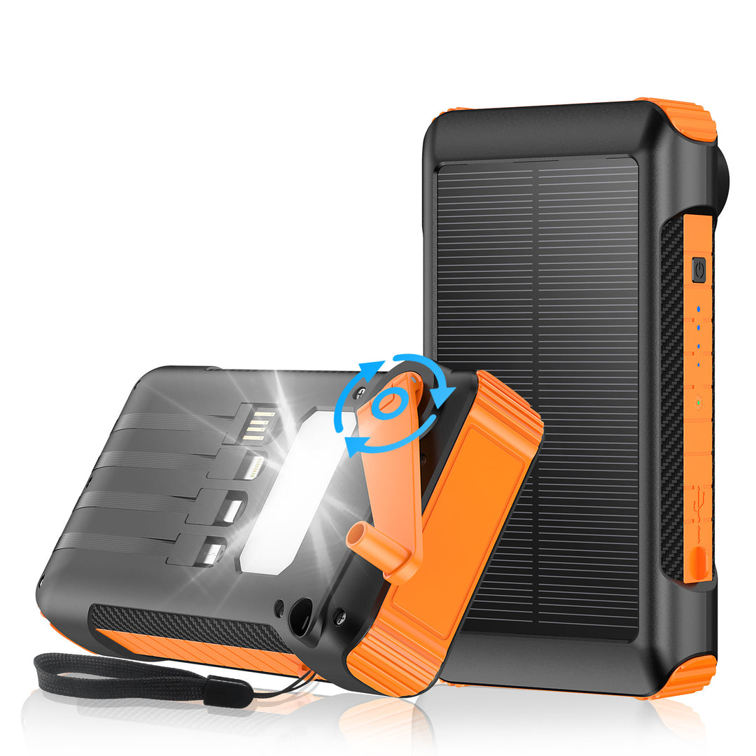 Solar-powered Power Bank by Bowlift