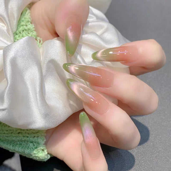 Elaborate Artistic Press-On Nail Set Bowlift
