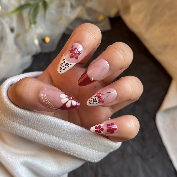 Elegant Decorative Press-On Nail Collection Bowlift