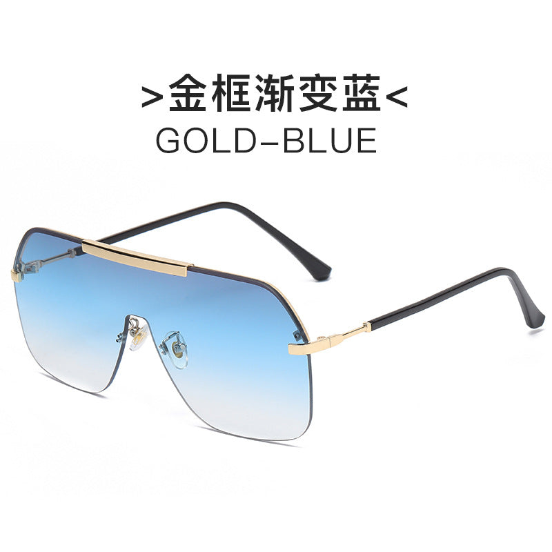 Women's extravagant oversized sunglasses with futuristic design Bowlift