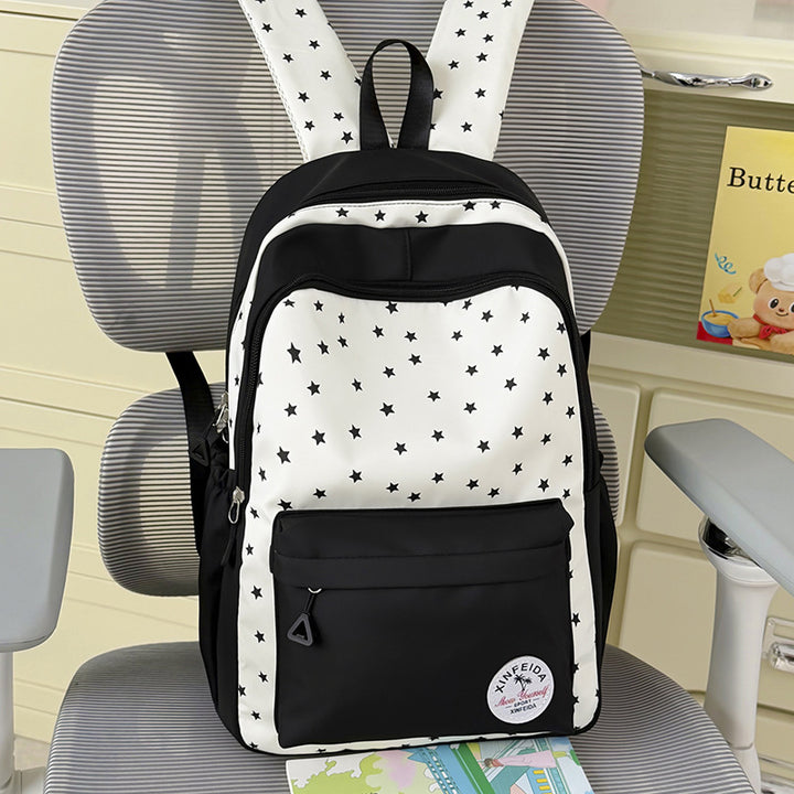Fun and Functional Star-Patterned Backpack