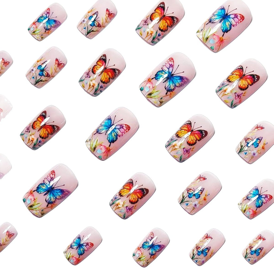 Elegant Butterfly Nail Art Bowlift