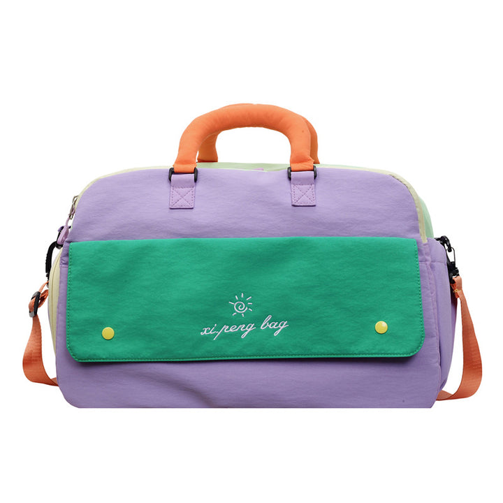 Sporty Multifunctional Duffel Bag with Multiple Compartments Bowlift