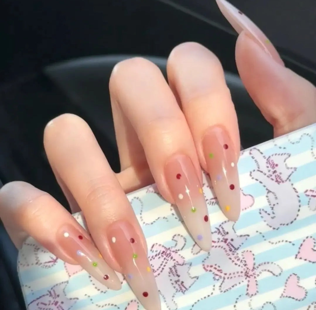 Cute Bear-Themed Press-On Nail Set Bowlift