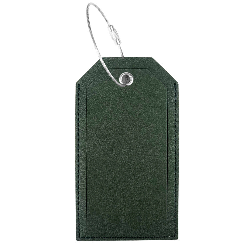 Women’s luggage tag made of durable leather with stainless steel closure Bowlift