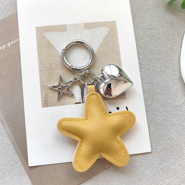 Keychain with star and heart design Bowlift