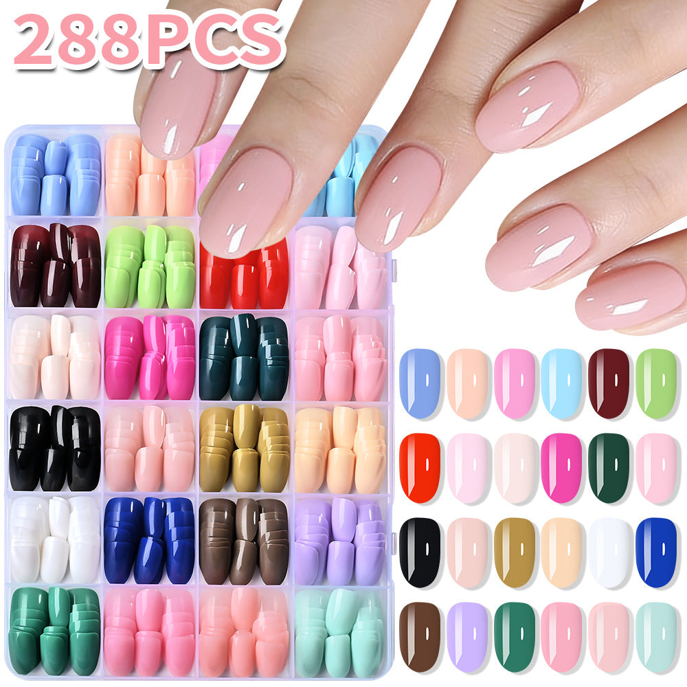 Premium Multi-Shape False Nail Set Bowlift