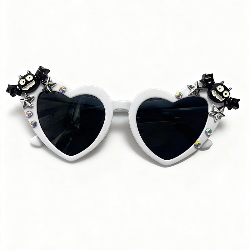 Heart-Shaped Fun Sunglasses Bowlift