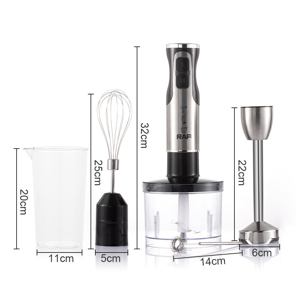 Multi-Functional Handheld Immersion Blender Set with Attachments Bowlift