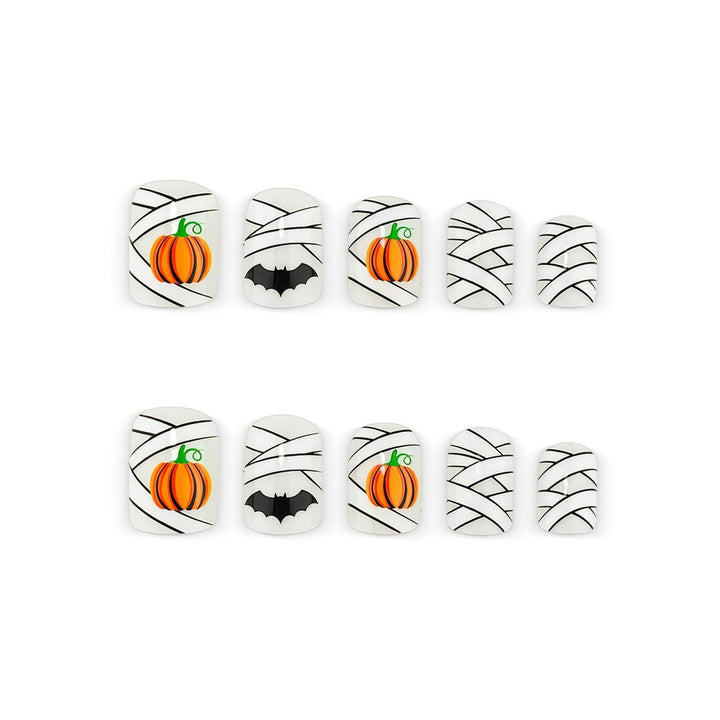 Halloween Artificial Nails with Creepy Designs Bowlift