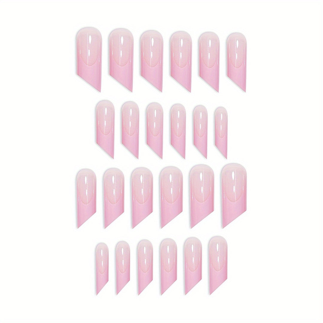 Sculpted Stiletto Press-On Nail Set Bowlift