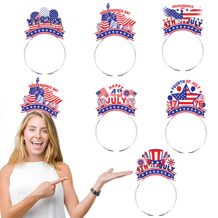 Women's festive headband collection for Independence Day Bowlift